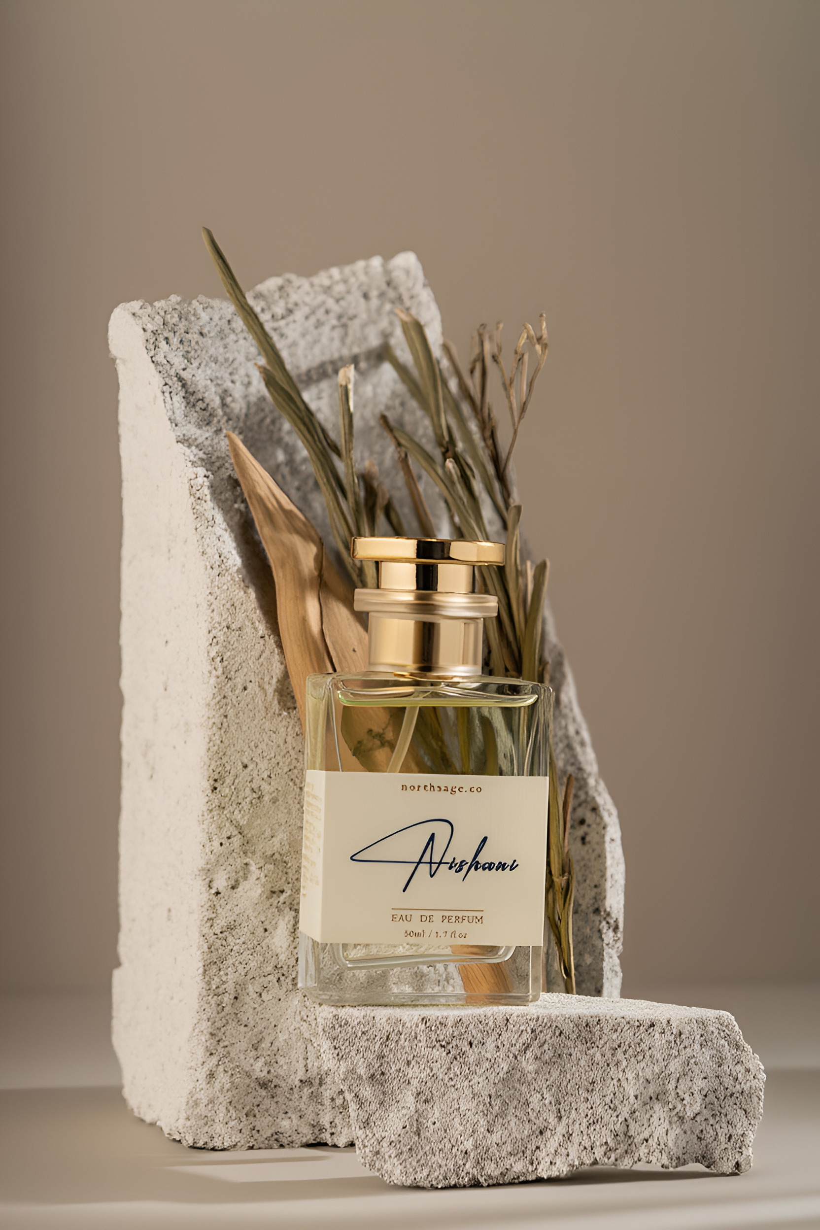 Nishani inspired by Hacivat by Nishane Eau de Parfum bottle with elegant label and cap, displayed on a neutral background.