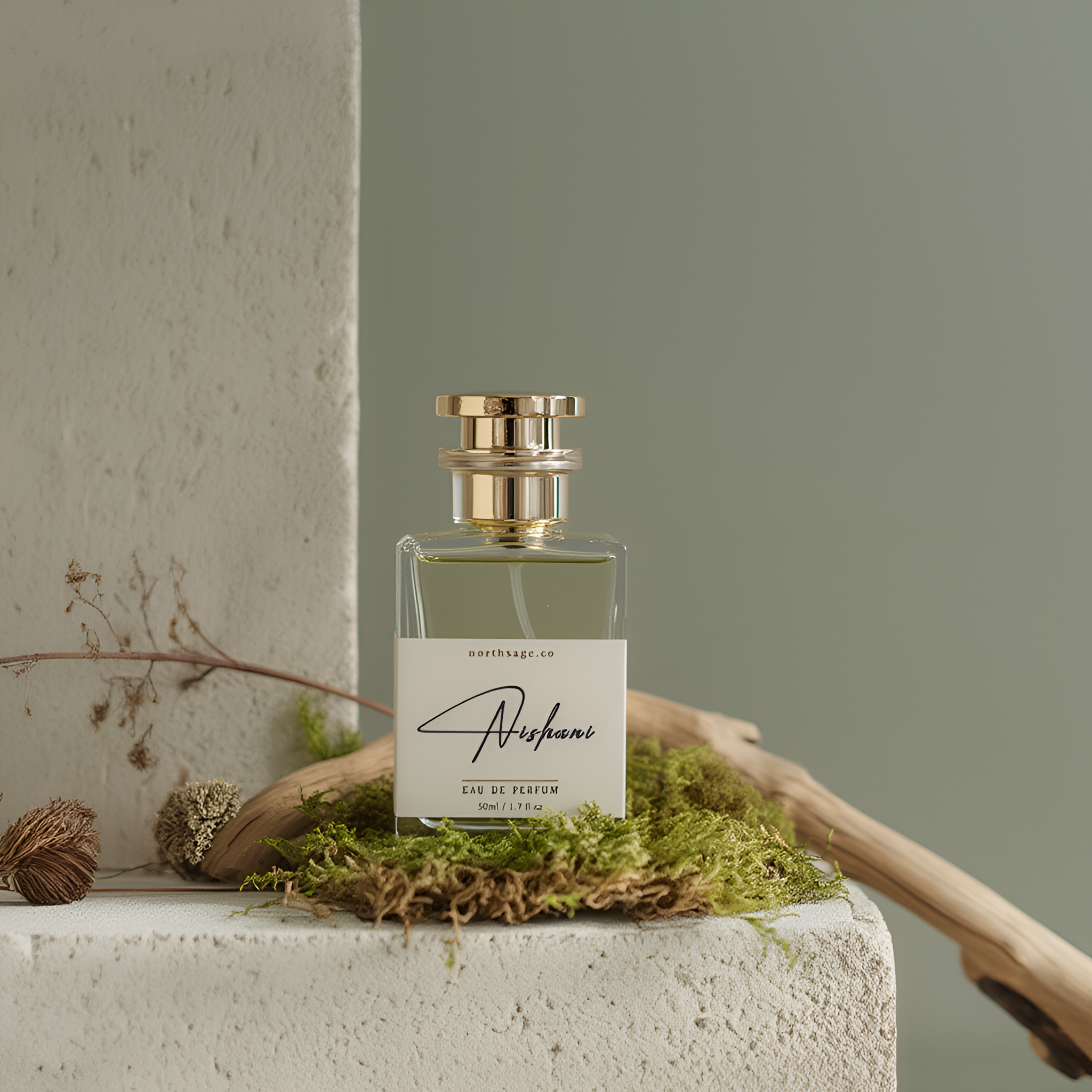 Nishani inspired by Hacivat by Nishane Eau de Parfum bottle with elegant design, displayed on a neutral background.