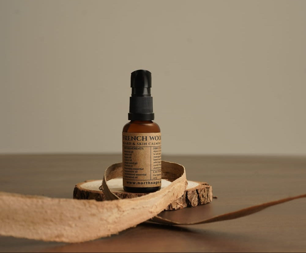 French Woods - Beard & Skin Calming Oil