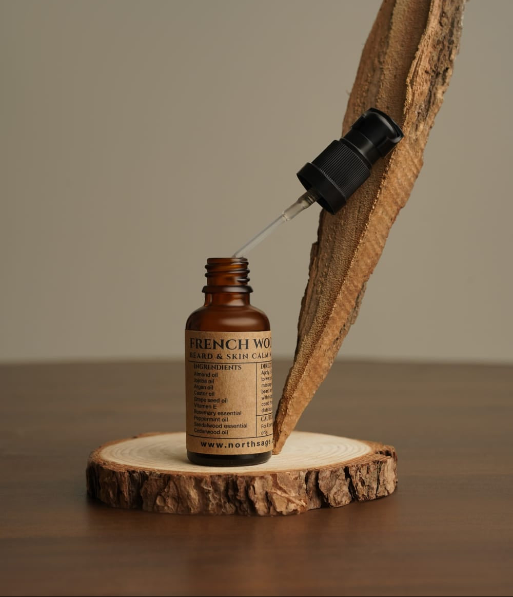 French Woods - Beard & Skin Calming Oil