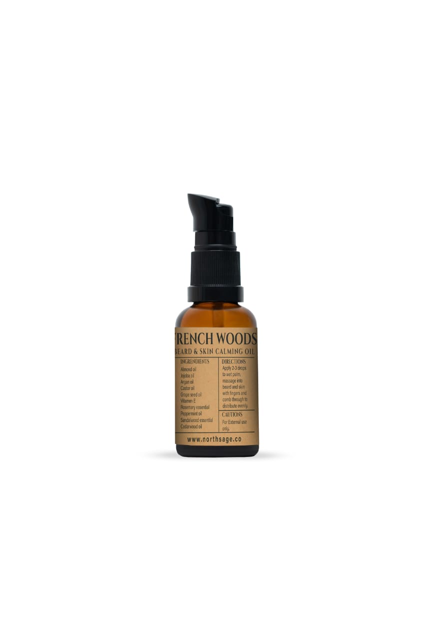 French Woods - Beard & Skin Calming Oil